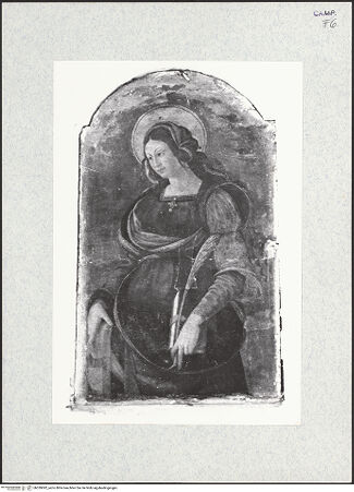 Vorderseite von Alparone, Giuseppe (Napoli) [https://www.deutsche-digitale-bibliothek.de/content/lizenzen/rv-ez/] Polyptychon der Familie Davalos - Hl. Katharina von Alexandria, bh339092_recto. Foto: Alparone, Giuseppe.