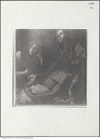 Vorderseite von Alparone, Giuseppe (Napoli) [https://www.deutsche-digitale-bibliothek.de/content/lizenzen/rv-ez/] Marienklage mit Maria Magdalena - Gesamtansicht, bh339114_recto. Foto: Alparone, Giuseppe.