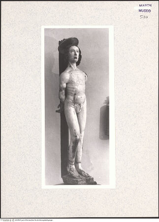 Vorderseite von Bibliotheca Hertziana [https://www.deutsche-digitale-bibliothek.de/content/lizenzen/rv-ez/] Der Heilige Sebastian - , bh340947_recto. Foto: Hutzel, Max.