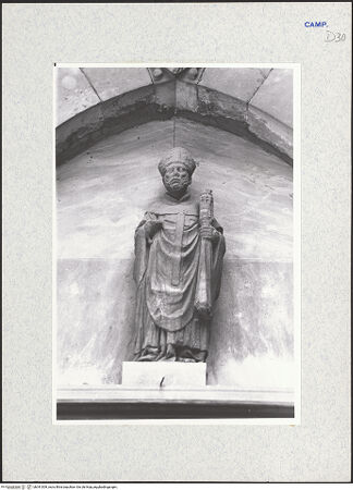 Vorderseite von Pace, Valentino [https://www.deutsche-digitale-bibliothek.de/content/lizenzen/rv-fz/] Heiliger Bischof, bh341009_recto. Foto: Pace, Valentino.