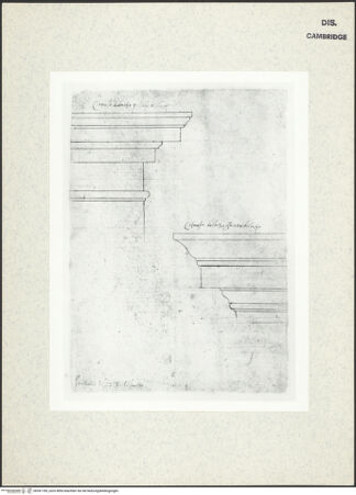 Vorderseite von Fogg Art Museum [https://www.deutsche-digitale-bibliothek.de/content/lizenzen/rv-ez/] Sogenanntes Sangallo SketchbookZwei Kämpferaufrisse - , bh341185_recto. Foto.