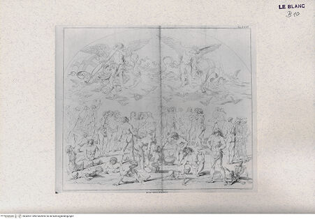 Vorderseite von Landesbildstelle Rheinland [http://creativecommons.org/publicdomain/mark/1.0/] Die Auferstehung (Taf. XXXI aus Della Valle, G. 'Storia del Duomo di Orvieto', Roma 1791) - , bh342691. Foto.