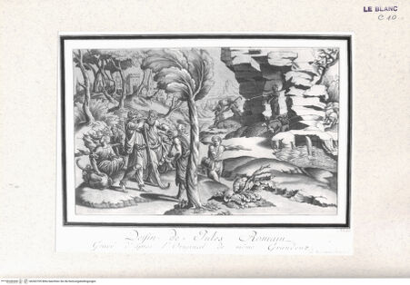 Vorderseite von Landesbildstelle Rheinland [http://creativecommons.org/publicdomain/mark/1.0/] Die Söhne Jakobs in einer Landschaft - , bh342709. Foto.