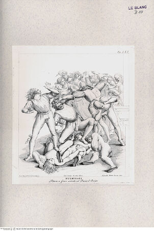 Vorderseite von Landesbildstelle Rheinland [http://creativecommons.org/publicdomain/mark/1.0/] Die Verdamnten (Taf. XXX aus Della Valle, G. 'Storia del Duomo di Orvieto', Roma 1791) - , bh342720. Foto.