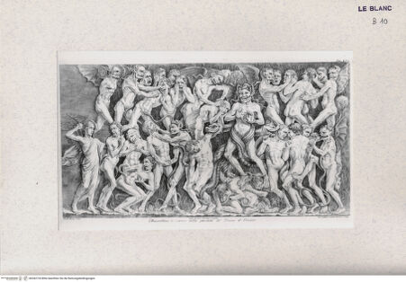 Vorderseite von Landesbildstelle Rheinland [http://creativecommons.org/publicdomain/mark/1.0/] Die Hölle; (Taf. XIX aus Della Valle, G. 'Storia del Duomo di Orvieto', Roma 1791) - , bh342724. Foto.