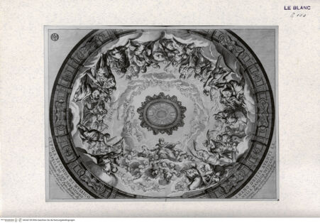 Vorderseite von Landesbildstelle Rheinland [http://creativecommons.org/publicdomain/mark/1.0/] Drittes Kuppelmosaik von der Capella di San Sebastiano (Vatikan) - , bh342749. Foto.