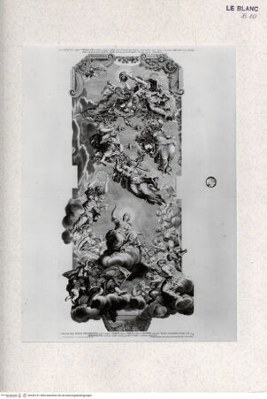 Vorderseite von Landesbildstelle Rheinland [http://creativecommons.org/publicdomain/mark/1.0/] Pallas und der Sturz der Giganten - Bl. 4 aus 'Barberinae Aulae..'Triumph der göttlichen Versehung - Bl. 5 - , bh342751. Foto.