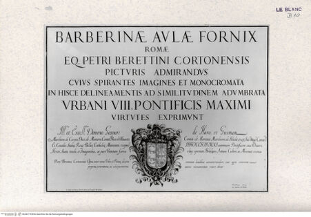 Vorderseite von Landesbildstelle Rheinland [http://creativecommons.org/publicdomain/mark/1.0/] Pallas und der Sturz der Giganten - Bl. 4 aus 'Barberinae Aulae..'Titelblatt - Bl. 1 - , bh342778. Foto.