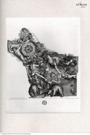 Vorderseite von Landesbildstelle Rheinland [http://creativecommons.org/publicdomain/mark/1.0/] Pallas und der Sturz der Giganten - Bl. 4 aus 'Barberinae Aulae..'Allegorie: Prudentia - Bl. 10 - , bh342790. Foto.