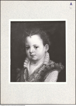 Vorderseite von Sopr BAS Fi [https://www.deutsche-digitale-bibliothek.de/content/lizenzen/rv-ez/] Bildnis der Maria de' Medici als Kleinkind - Gesamtansicht, bh343841_recto. Foto.