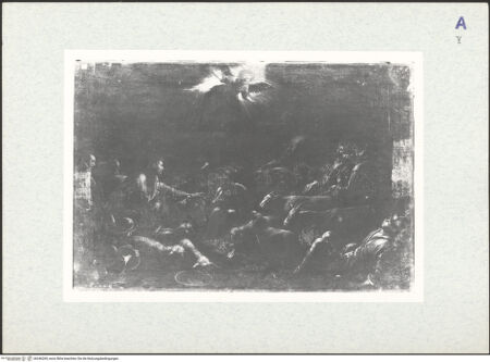 Vorderseite von unbekannt [https://www.deutsche-digitale-bibliothek.de/content/lizenzen/rv-ez/] Verkündigung an die Hirten - Gesamtansicht, bh346269_recto. Foto.