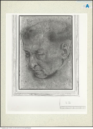 Vorderseite von Royal Collection Enterprises Limited [https://www.deutsche-digitale-bibliothek.de/content/lizenzen/rv-ez/] Kopf eines Mönchs - , bh348481_recto. Foto.