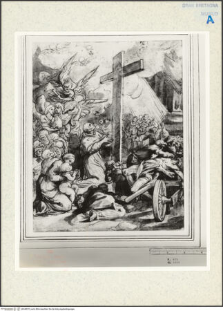 Vorderseite von Royal Collection Enterprises Limited [https://www.deutsche-digitale-bibliothek.de/content/lizenzen/rv-ez/] Der heilige Karl Borromäus betet für das Ende der Pest - , bh348575_recto. Foto.