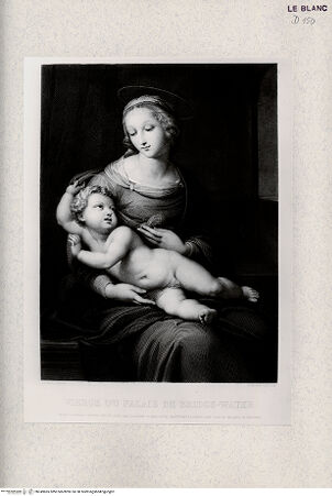 Vorderseite von Veste Coburg [http://creativecommons.org/publicdomain/mark/1.0/] Madonna aus der Sammlung Bridgewater - , bh349865. Foto.