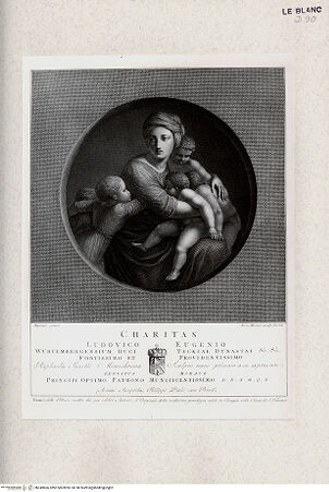 Vorderseite von Veste Coburg [http://creativecommons.org/publicdomain/mark/1.0/] Caritas (Ausschnitt aus: Die theologischen Tugenden, Altar der Familie Baglioni) - , bh349866. Foto.