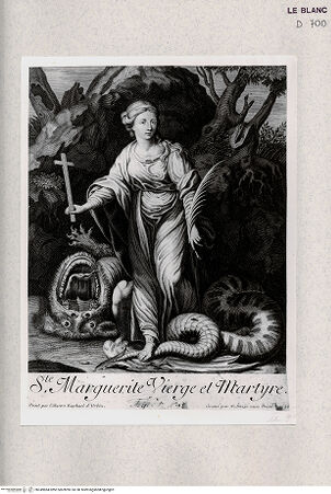 Vorderseite von Veste Coburg [http://creativecommons.org/publicdomain/mark/1.0/] Die heilige Margarethe - , bh349884. Foto.