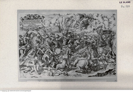 Vorderseite von Veste Coburg [http://creativecommons.org/publicdomain/mark/1.0/] Die Schlacht an der Milvischen Brücke (2 Platten) - , bh349909. Foto.