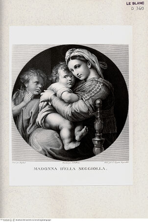 Vorderseite von Veste Coburg [http://creativecommons.org/publicdomain/mark/1.0/] Madonna della Sedia - , bh349945. Foto.