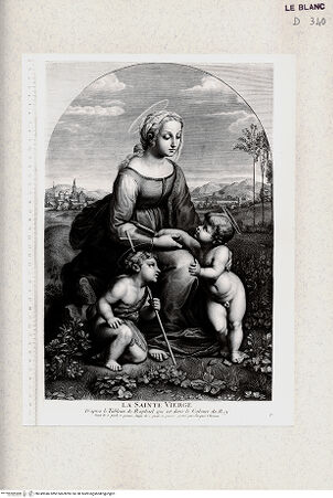 Vorderseite von Veste Coburg [http://creativecommons.org/publicdomain/mark/1.0/] Madonna, genannt "Die schöne Gärtnerin" - , bh349946. Foto.