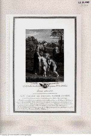 Vorderseite von Veste Coburg [http://creativecommons.org/publicdomain/mark/1.0/] Heilige Familie in der Landschaft ("Madonna del passegio") - , bh349947. Foto.