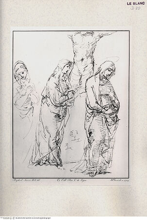 Vorderseite von Veste Coburg [http://creativecommons.org/publicdomain/mark/1.0/] Drei Frauen am Fuße des Kreuzes (aus: Catalogue raisonné ... 1794) - , bh349969. Foto.