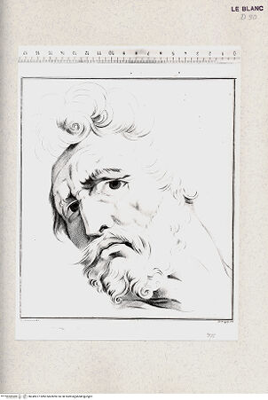 Vorderseite von Veste Coburg [http://creativecommons.org/publicdomain/mark/1.0/] Kopf der Joseph von Arimathia (Detail aus der "Grablegung", Altar der Familie Baglioni) (aus: J. C. Lavater, Essai sur la physiognomie, II, 1783) - , bh349977. Foto.