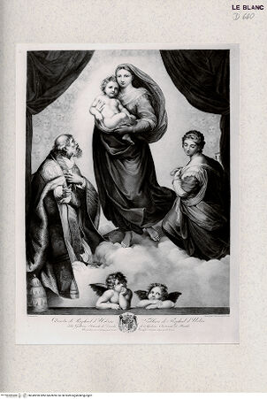 Vorderseite von Veste Coburg [http://creativecommons.org/publicdomain/mark/1.0/] Die Sixtinische Madonna - , bh349990. Foto.