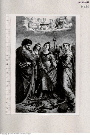 Vorderseite von Veste Coburg [http://creativecommons.org/publicdomain/mark/1.0/] Die heilige Cäcilie - , bh349993. Foto.