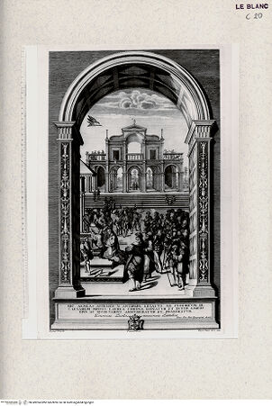 Vorderseite von Veste Coburg [http://creativecommons.org/publicdomain/mark/1.0/] "Geschichte Pius II." in der Libreria Piccolomini, SienaE. Piccolomini als Gesandter in Schottland - , bh349994. Foto.