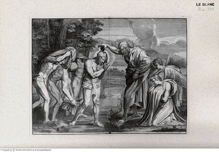 Vorderseite von Veste Coburg [http://creativecommons.org/publicdomain/mark/1.0/] Die Taufe Christi (Variante) - , bh350002. Foto.