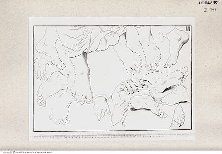 Vorderseite von Veste Coburg [http://creativecommons.org/publicdomain/mark/1.0/] Studien zu der "Verklärung Christi"Füße und Hände (Bl III) - , bh350027. Foto.