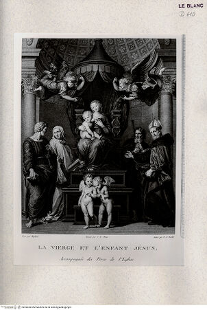 Vorderseite von Veste Coburg [http://creativecommons.org/publicdomain/mark/1.0/] Madonna unter dem Baldachin - , bh350030. Foto.