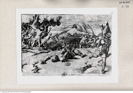 Vorderseite von Biblioteca Apostolica Vaticana [http://creativecommons.org/publicdomain/mark/1.0/] David tötet Goliath - , bh350676. Foto.