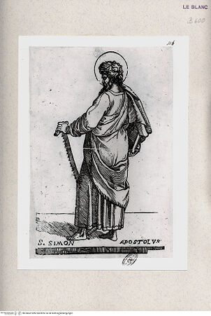 Vorderseite von Biblioteca Apostolica Vaticana [http://creativecommons.org/publicdomain/mark/1.0/] Christus und die ApostelDer Heilige Simon - , bh350682. Foto.