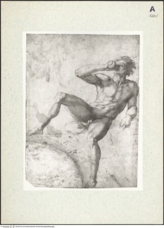 Vorderseite von Rheinisches Bildarchiv [https://www.deutsche-digitale-bibliothek.de/content/lizenzen/rv-ez/] Trinkender nackter Jüngling - , bh353755_recto. Foto.