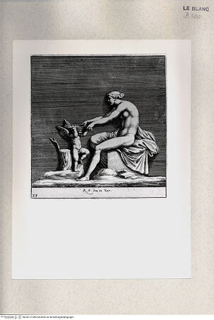 Vorderseite von Istituto Nazionale per la Grafica [http://creativecommons.org/publicdomain/mark/1.0/] "Parerga atqua ornamenta in Vaticani Palatij Xystis"; Stichfolge nach den Stuckarbeiten in den Loggien des VatikanVenus (Bl 33) - , bh355112. Foto.