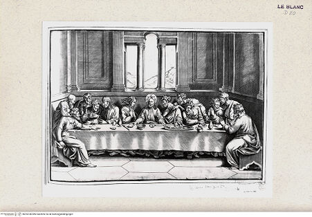 Vorderseite von Istituto Nazionale per la Grafica [http://creativecommons.org/publicdomain/mark/1.0/] Abendmahl - , bh355188. Foto.