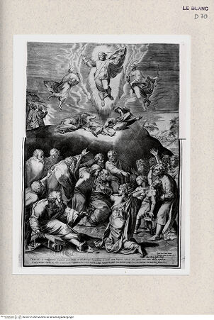 Vorderseite von Istituto Nazionale per la Grafica [http://creativecommons.org/publicdomain/mark/1.0/] Transfiguration - , bh355197. Foto.