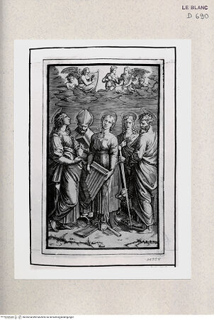 Vorderseite von Istituto Nazionale per la Grafica [http://creativecommons.org/publicdomain/mark/1.0/] Die heilige Cäcilie - , bh355224. Foto.