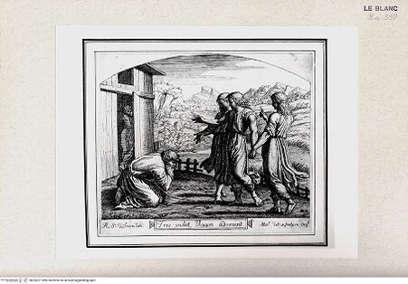 Vorderseite von Istituto Nazionale per la Grafica [http://creativecommons.org/publicdomain/mark/1.0/] Abraham und die drei Engel - , bh355227. Foto.