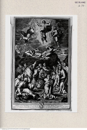 Vorderseite von Istituto Nazionale per la Grafica [http://creativecommons.org/publicdomain/mark/1.0/] Transfiguration - , bh355255. Foto.