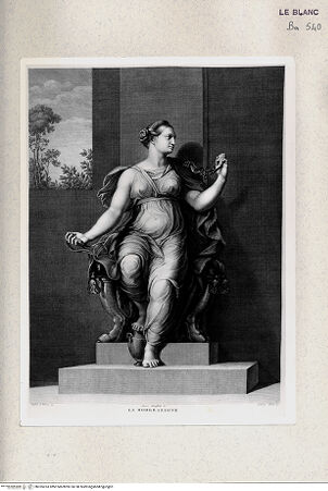 Vorderseite von Istituto Nazionale per la Grafica [http://creativecommons.org/publicdomain/mark/1.0/] Allegorische Figur: die Mässigkeit - , bh355263. Foto.