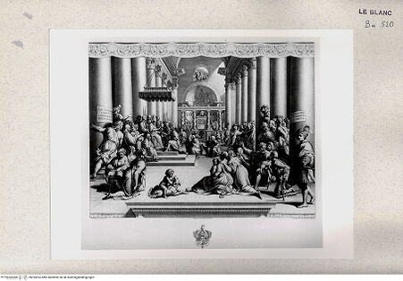 Vorderseite von Istituto Nazionale per la Grafica [http://creativecommons.org/publicdomain/mark/1.0/] Die Schenkung Roms - , bh355265. Foto.