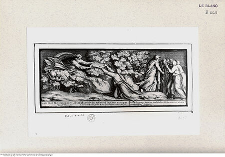 Vorderseite von Istituto Nazionale per la Grafica [http://creativecommons.org/publicdomain/mark/1.0/] Serie von nach biblischen Themen im Vatikan; Serie monochromer Fresken und WandteppichszenenMoses erhält die Gesetzestafeln (Stanza di Eliodoro) - , bh355272. Foto.