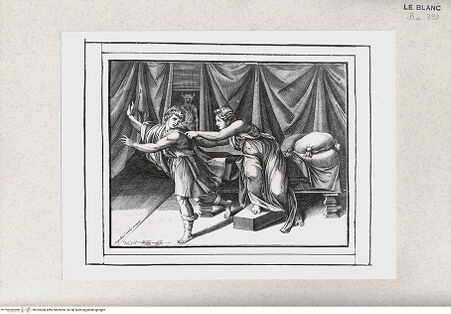 Vorderseite von Istituto Nazionale per la Grafica [http://creativecommons.org/publicdomain/mark/1.0/] Joseph und die Frau des Potiphar - , bh355308. Foto.