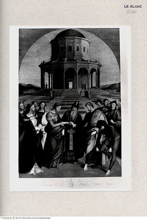 Vorderseite von  [http://creativecommons.org/publicdomain/mark/1.0/] Die Vermählung der Jungfrau - , bh355317. Foto.