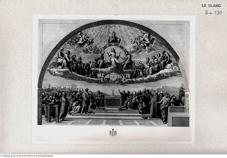 Vorderseite von Istituto Nazionale per la Grafica [http://creativecommons.org/publicdomain/mark/1.0/] Disputa - , bh355324. Foto.