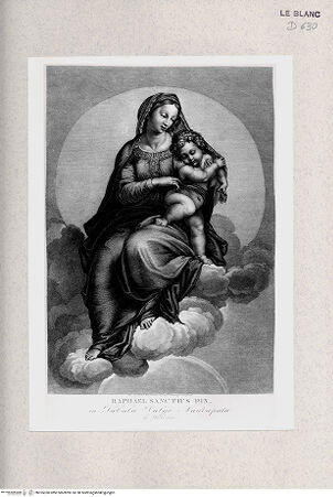 Vorderseite von Istituto Nazionale per la Grafica [http://creativecommons.org/publicdomain/mark/1.0/] "Madonna di Foligno" - , bh355330. Foto.