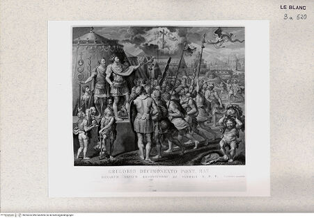 Vorderseite von Istituto Nazionale per la Grafica-Calcografia [http://creativecommons.org/publicdomain/mark/1.0/] Die Ansprache Konstantins - , bh355333. Foto.