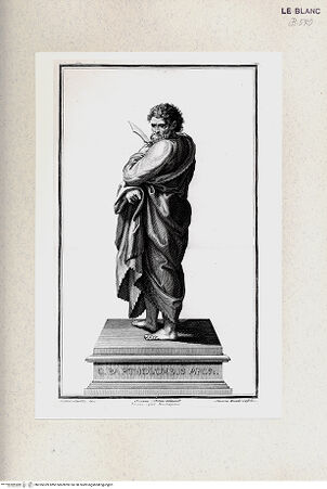 Vorderseite von Istituto Nazionale per la Grafica [http://creativecommons.org/publicdomain/mark/1.0/] Serie der 12 ApostelDer Heilige Bartholomäus - , bh355339. Foto.